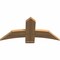 Ekena Millwork Bellingham Timber Gable Bracket, Western Red Cedar, 36"W x 18"H x 1 1/2"D x 5 1/2"F, 12/12 Pitch GBW036X18X0206BEL00SWR - alternate 2
